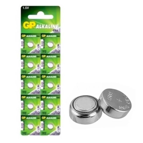 Батарейка GP 192/LR41/AG3 Alkaline (10шт) (4891199015533) KOS-36476 фото