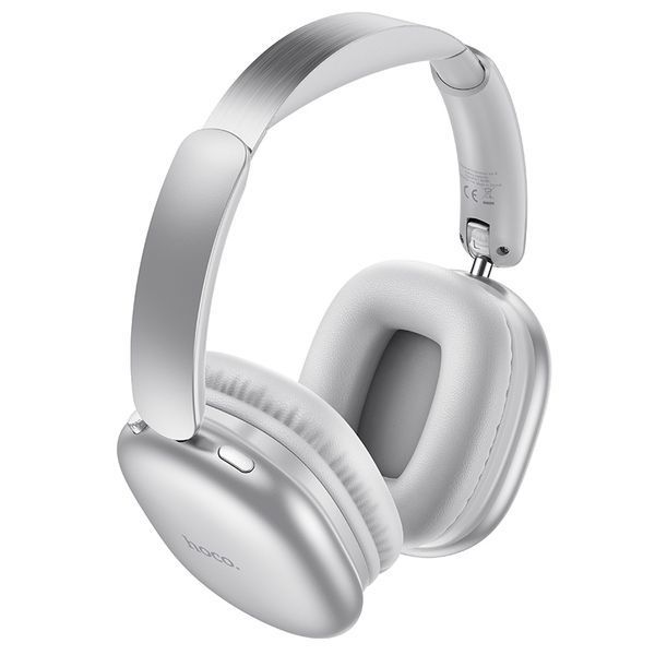 Бездротові накладні навушники HOCO W73 Graceful BT headphones(App) Silver (6942007674874) KOS-36908 фото