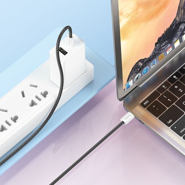 Кабель HOCO Source charging data cable Type-C to ) Black ( ) KOS-37320 фото