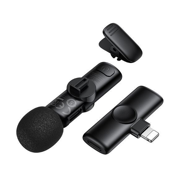 Бездротова мікрофонна система BOROFONE BFK16 Winner (Lightning) Black (6941991126482) KOS-37224 фото