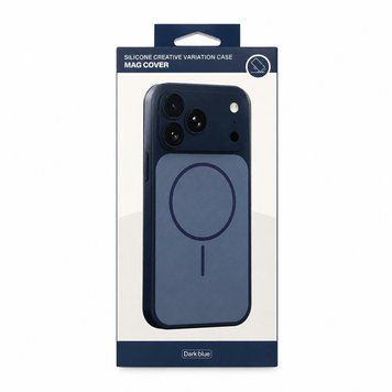 Чохол для смартфона Silicone Creative Variation Case MAG COVER Apple iPhone 14 Pro Max 2,Dark Blue (MagCOViP14PM-2) KOS-36998 фото