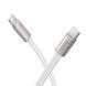 Кабель HOCO X125 Exceso 60W charging data cable C to C White (6942007671699) KOS-37314 фото 1