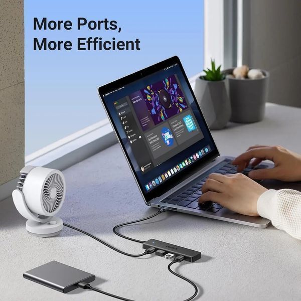 USB-хаб UGREEN 4-Port USB 3.0 Hub 0.15m (UGR-25851) KOS-5277 фото