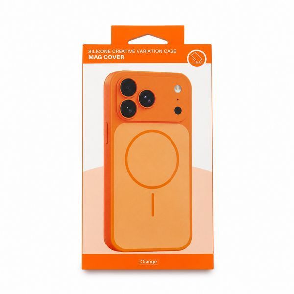 Чохол для смартфона Silicone Creative Variation Case MAG COVER Apple iPhone Pro Max,Orange ( ) KOS-37000 фото