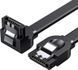 Кабель UGREEN US217 Angled SATA 3 Data Cable 0.5m (Black)(UGR-30797) (UGR-30797) KOS-10596 фото 2