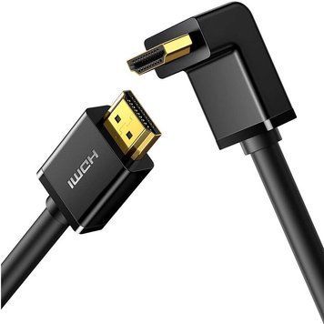 Кабель UGREEN HDMI Cable Male to Male Degree Black ( ) KOS-5278 фото