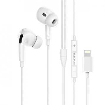Навушники дротові HOCO M1 Pro Original (Lightning) White (6931474728609) KOS-3412 фото