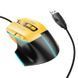 Миша HOCO GM31 Overlord luminous gaming wired mouse Black Yellow (6942007629201) KOS-23338 фото 1