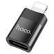Адаптер HOCO UA17 iP Male to Type-C female USB2.0 adapter Black (6931474761996) KOS-9720 фото 1
