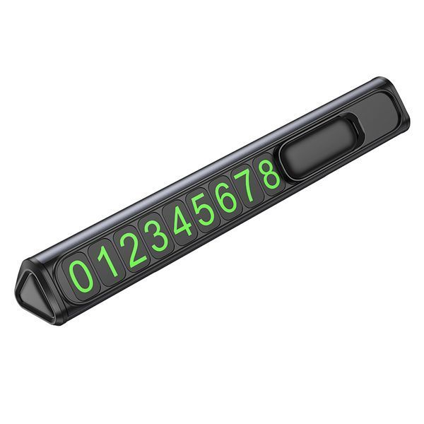Паркувальна карта BOROFONE FC3 Ronny can hidden parking sign Black Metal Gray (6941991118760) KOS-9723 фото