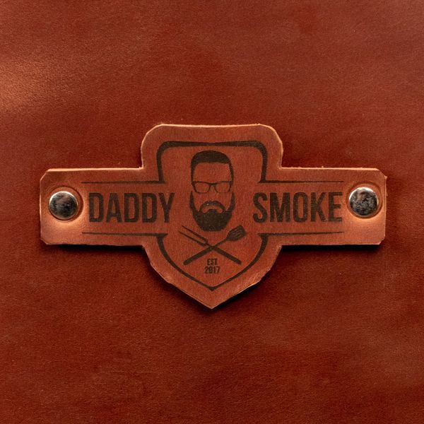 Шкіряний фартух Daddy Smoke бурий DS-250 фото