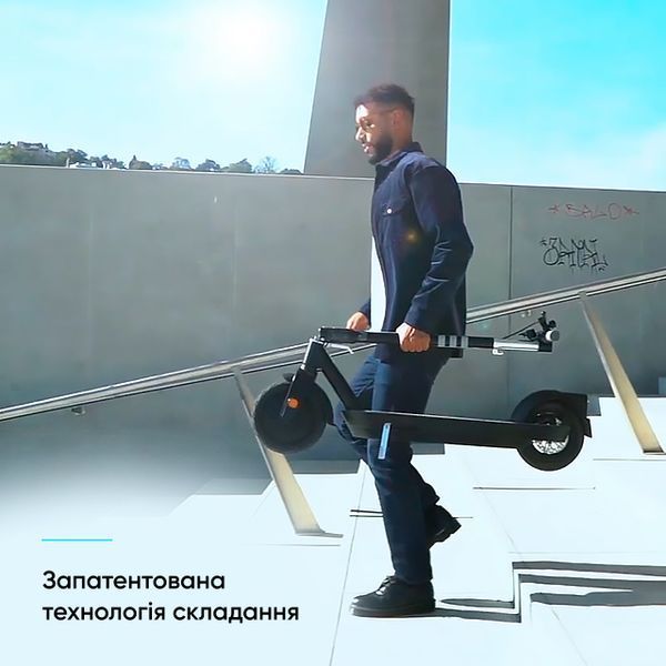 Електросамокат OKAI ES30-NEON PRO Black 10", 350(700)W, 14.7Ah, 80km, 25km\h, 25%, NFC, App, 21kg (ES30-B) KOS-8712 фото