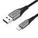 Кабель Vention USB 2.0 A to Lightning Cable 2M Gray Aluminum Alloy Type (LABHH) (LABHH) KOS-851 фото 1