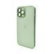 Чохол для смартфона AG Glass Matt Frame Color Logo for Apple iPhone Pro Max Light Green ( ) KOS-5469 фото 1