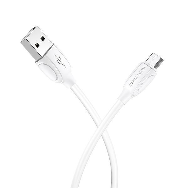 Кабель BOROFONE USB to Micro.,, PVC, TPE connectors, White ( ) KOS-1705 фото