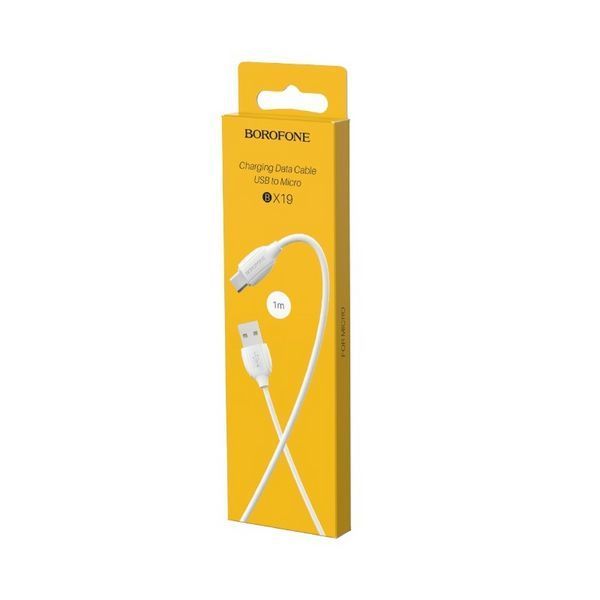 Кабель BOROFONE USB to Micro.,, PVC, TPE connectors, White ( ) KOS-1705 фото