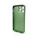 Чохол для смартфона AG Glass Matt Frame Color Logo for Apple iPhone Pro Max Light Green ( ) KOS-9747 фото 2