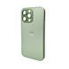 Чохол для смартфона AG Glass Matt Frame Color Logo for Apple iPhone Pro Max Light Green ( ) KOS-9747 фото 1