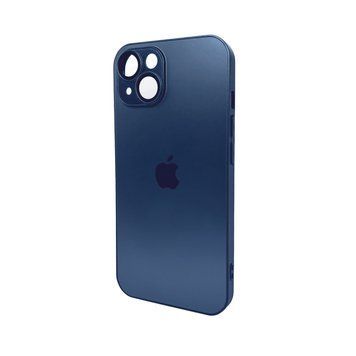 Чохол для смартфона AG Glass Matt Frame Color Logo for Apple iPhone 15 Navy Blue (AGMattFrameiP15Blue) KOS-9749 фото