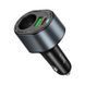Автомобільний зарядний пристрій HOCO Z56 Friend PD35W+QC3.0 cigarette lighter car charger Black (6942007633031) KOS-16550 фото 3