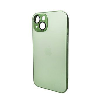 Чохол для смартфона AG Glass Matt Frame Color Logo for Apple iPhone 15 Light Green (AGMattFrameiP15LGreen) KOS-9750 фото