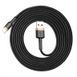 Кабель Baseus Cafule Cable USB For iP 2A 3m Gold+Black (CALKLF-RV1) KOS-7296 фото 2