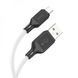 Кабель HOCO Cool silicone charging data cable for Micro White ( ) KOS-1758 фото 3