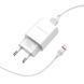 Мережевий зарядний пристрій з кабелем BOROFONE BA20A Sharp single port charger set(Micro) 10.5W White (6931474700735) KOS-13738 фото 4
