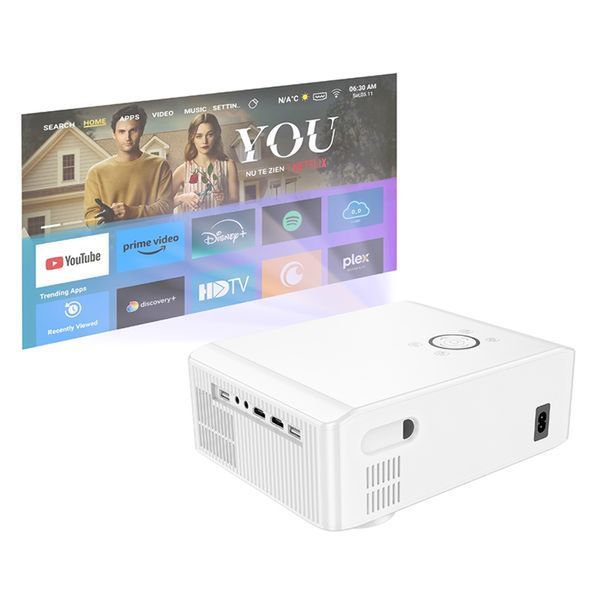 Проектор HOCO Smart electric focus Android version)(EU) White ( ) KOS-4063 фото