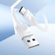 Кабель HOCO X114 Energy charging data cable Type-C 1m White (6942007647090) KOS-35817 фото 4