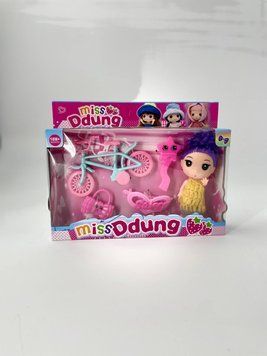 Ігровий набір лялька Miss Odung з велосипедом та аксесуарами BL-616304 фото