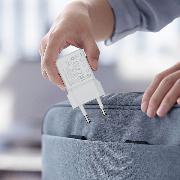 Мережевий зарядний пристрій ACEFAST A118 PD30W mini GaN USB-C fast charger (6974316285366) KOS-34588 фото
