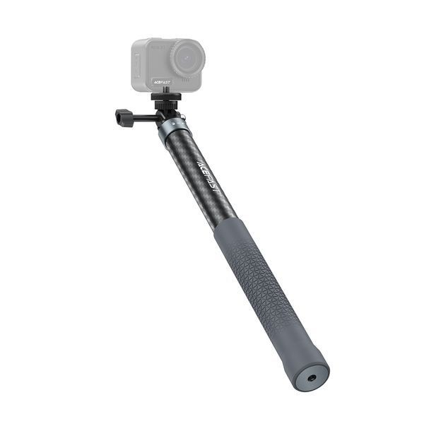 Монопод ACEFAST E38 1.2m carbon fiber telescopic selfie stick Gray-Black (6974316286028) KOS-36570 фото
