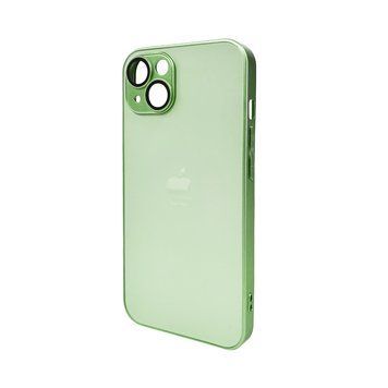 Чохол для смартфона AG Glass Matt Frame Color Logo for Apple iPhone Light Green ( ) KOS-10684 фото