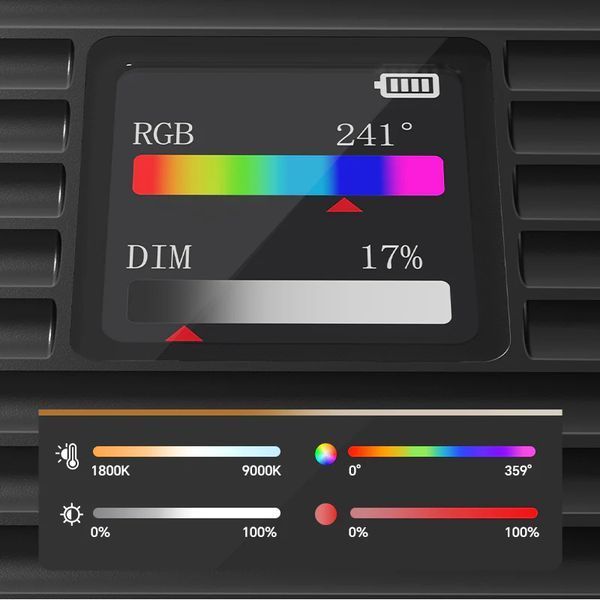 Накамерне світло Ulanzi K20 RGB 20W Panel light (L207) KOS-34971 фото
