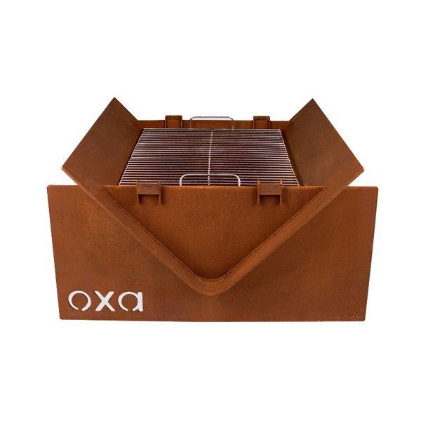 Гриль-вогнище &laquo;OXA Corner&raquo; від Daddy Smoke з CorTen (чаша для вогню) DS-456 фото