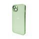Чохол для смартфона AG Glass Matt Frame Color Logo for Apple iPhone Light Green ( ) KOS-10684 фото 1