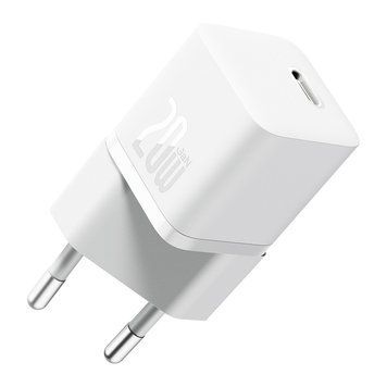 Мережевий зарядний пристрій Baseus GaN5 Fast Charger(mini) 1C 20W EU White (CCGN050102) KOS-6103 фото