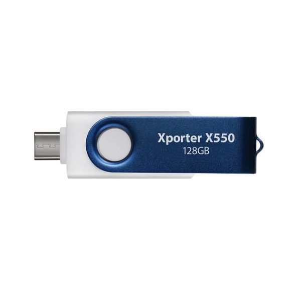 Флеш-накопичувач Patriot USB 3.2 Gen 1 Xporter X550 128GB Type-A+C (PS128GX550AAD) KOS-5037 фото