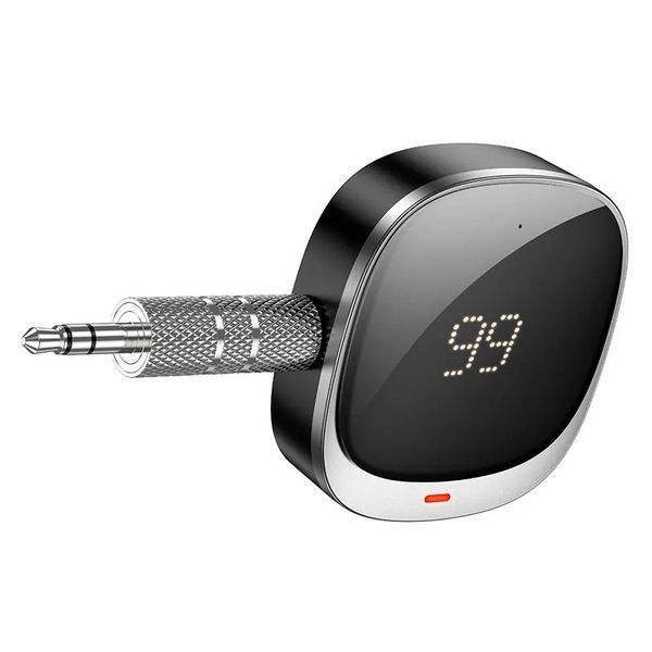 Bluetooth-ресивер HOCO E80 Travel car AUX BT receiver Black (6942007618908) KOS-8119 фото