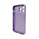 Чохол для смартфона AG Glass Matt Frame Color Logo for Apple iPhone 13 Pro Max Light Purple (AGMattFrameiP13PMLPurple) KOS-4132 фото 2