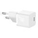 Мережевий зарядний пристрій Baseus GaN5 Fast Charger(mini) 1C 20W EU White (CCGN050102) KOS-6103 фото 4