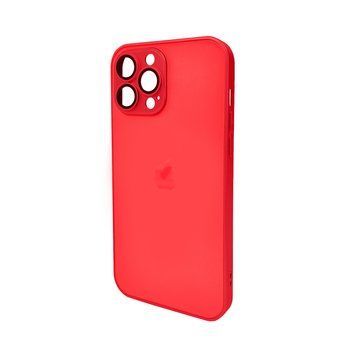 Чохол для смартфона AG Glass Matt Frame Color Logo for Apple iPhone Pro Max Coke Red ( ) KOS-4603 фото