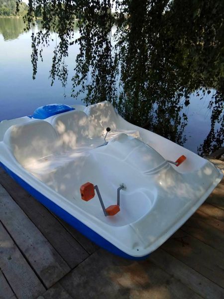 Водний велосипед катамаран Copper з тентом та гіркою RNS-16350 фото