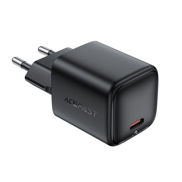 Мережевий зарядний пристрій ACEFAST mini GaN USB-C fast charger Black ( ) KOS-37415 фото