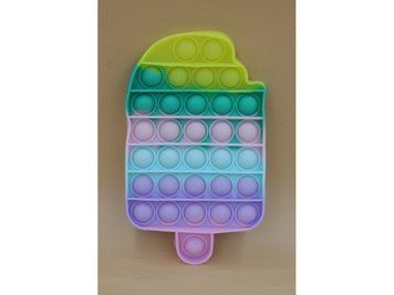 Сенсорна іграшка-антистрес Pop It Морозиво ескімо, фіолетова IGR-105089 фото