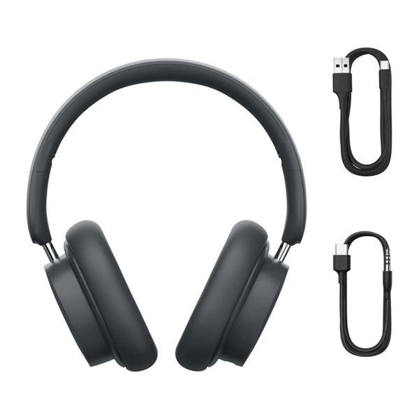 Бездротові накладні навушники Baseus Bowie Wireless Headphones Grey ( ) KOS-6225 фото