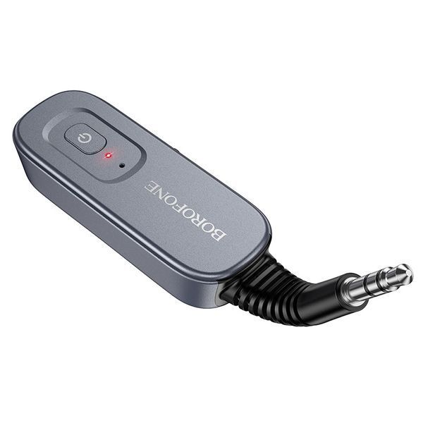 Bluetooth-ресивер BOROFONE BC51 Clear way AUX BT audio receiver/transmitter Metal Grey (6941991117305) KOS-7430 фото