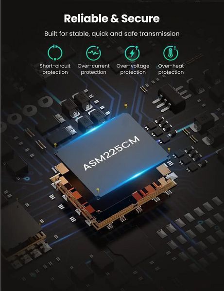 Зовнішня кишеня для накопичувача UGREEN USB-A to. SATA Converter ( ) ( ) KOS-1362 фото