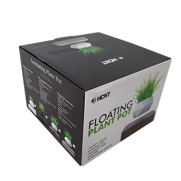 Магнітний левітаційний горщик для рослин HCNT Magnetic Levitating Pot Black ( ) KOS-5069 фото